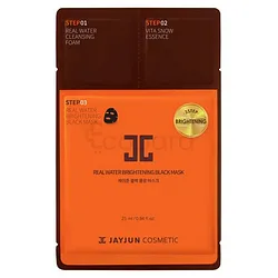 JAYJUN REAL WATER BRIGHTENING BLACK MASK 3 STEPS 25ML