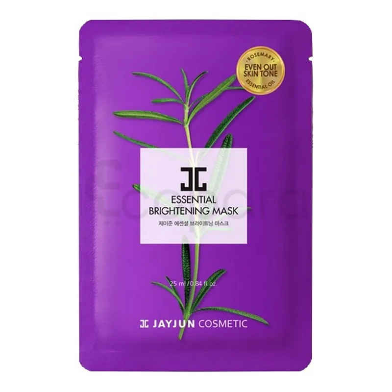 JAYJUN ESSENTIAL BRIGHTENING MASK ROSEMARY EVEN OUT SKIN TONE ESSENTIAL OIL 25ML BOITE DE 10