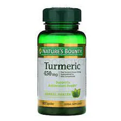 NATURE'S BOUNTY TURMERIC BOITE DE 60 CAPSULES