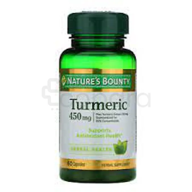 NATURE'S BOUNTY TURMERIC BOITE DE 60 CAPSULES