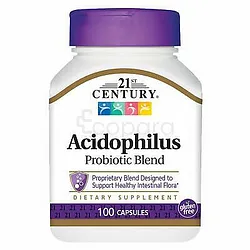 21ST CENTURY ACIDOPHILUS PROBIOTIC BLEND BOITE DE 100 CAPSULES