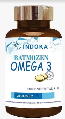 INDOKA BATMOZEN OMEGA 3 BOITE DE 120 CAPSULES