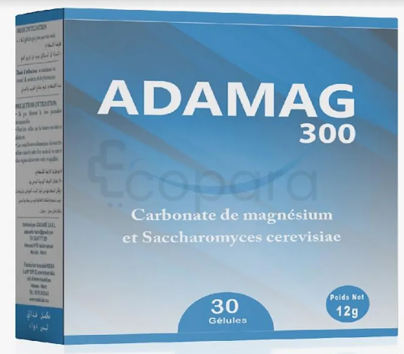 ADAMAG CO 300MG BOITE DE 30 GELULES