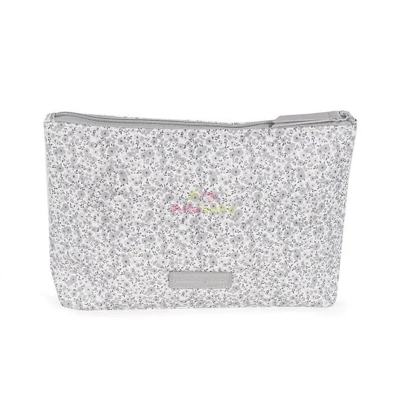 PASITO A PASITO TROUSSE DE TOILETTE FLOWER GRIS