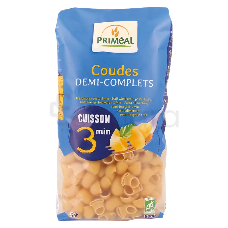 PRIMEAL COUDES DEMI COMPLETES CUISSON 3 MINUTES 500G