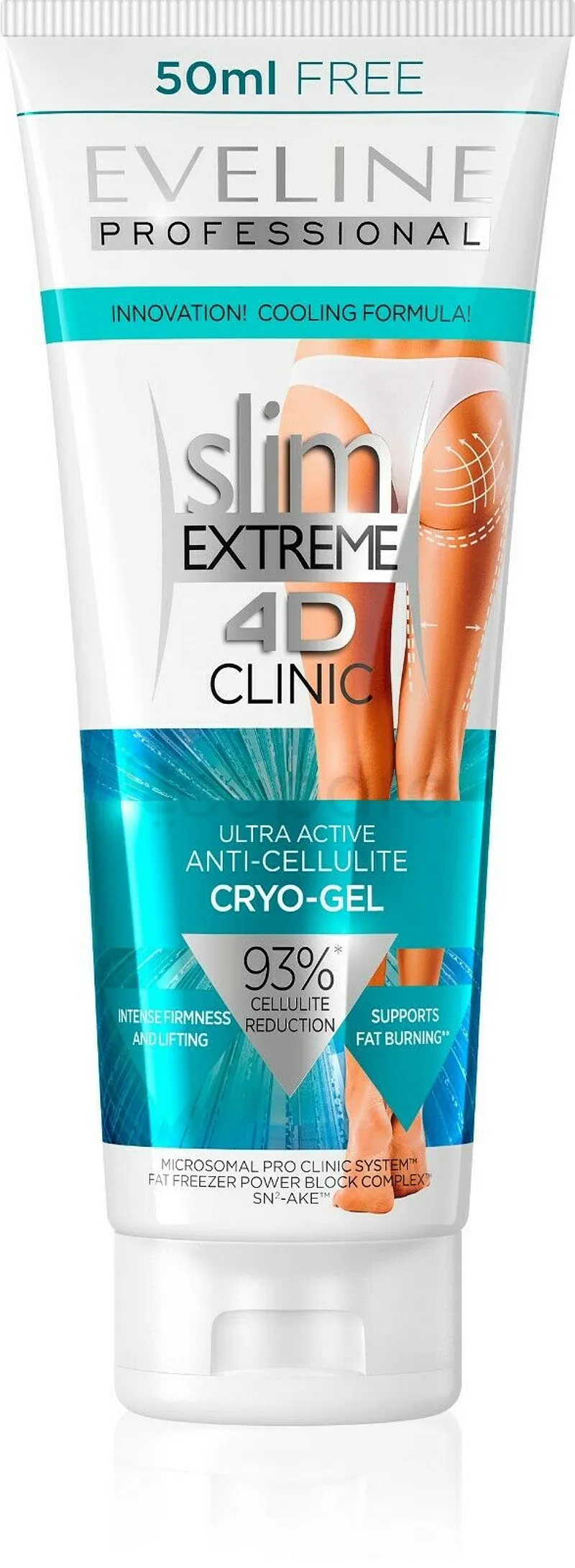 EVELINE SLIM EXTREME 4D CLINIC CRYO-GEL 250ML