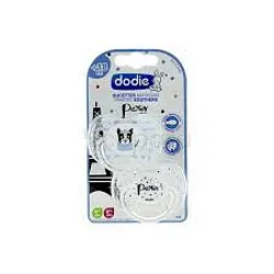 DODIE SUCETTES ANATOMIQUES SYMETRIC SOOTHERS +18MOIS PARIS A88 BOITE DE 2