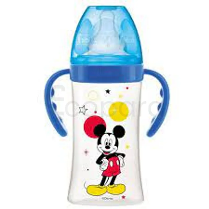 DODIE BIBERON ANTI-COLIQUE ANSES MICKEY BLEU+ 6 TETINE RONDE 3 VITESSES 270ML