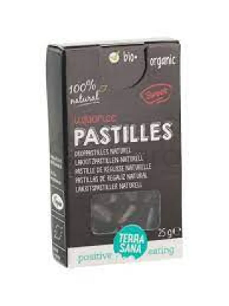 TERRASANA PASTILLES DE REGLISSE NATURELLE 25G