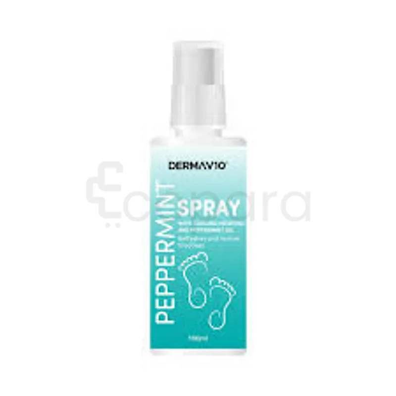 DERMAV10 FOOT SPRAY PEPPERMINT 100ML