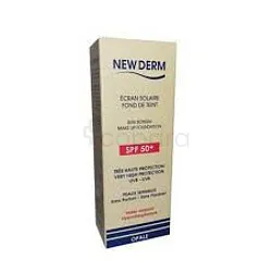 NEW DERM ECRAN SOLAIRE FOND DE TEINT SPF50+