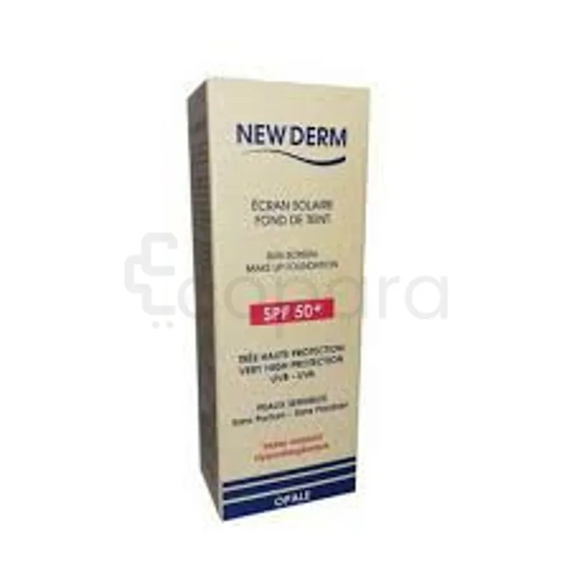 NEW DERM ECRAN SOLAIRE FOND DE TEINT SPF50+