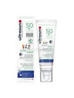 ULTRASUN BABY MINERAL SOIN SOLAIRE ULTRA-LEGER BEBE SPF50+ 50ML
