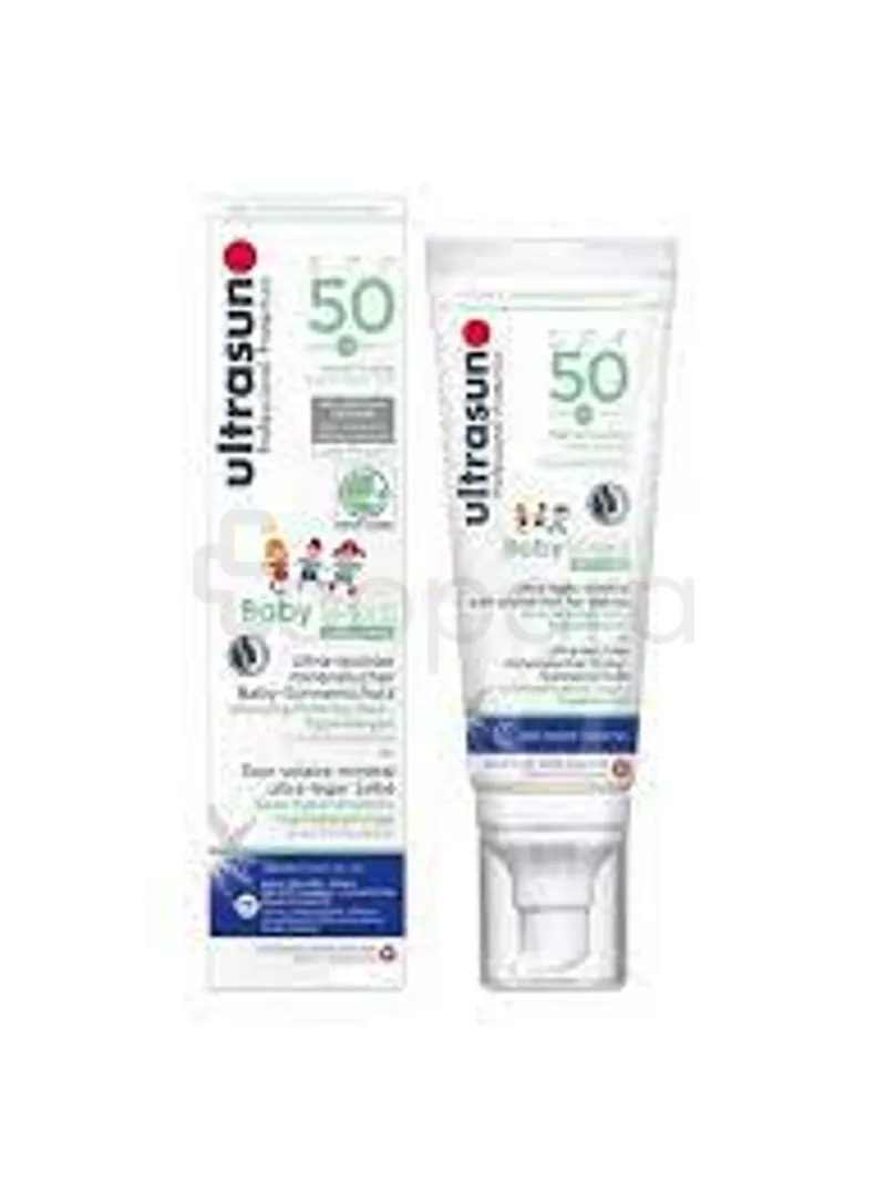 ULTRASUN BABY MINERAL SOIN SOLAIRE ULTRA-LEGER BEBE SPF50+ 50ML