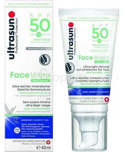 ULTRASUN FACE MINERAL ULTRA LIGHT SPF50+ 40ML