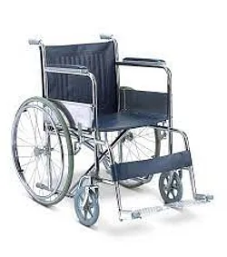 FIRST CARE FAUTEUIL ROULANT CHROME PLIABLE PIEDS FIXES REFERENCE NZ809