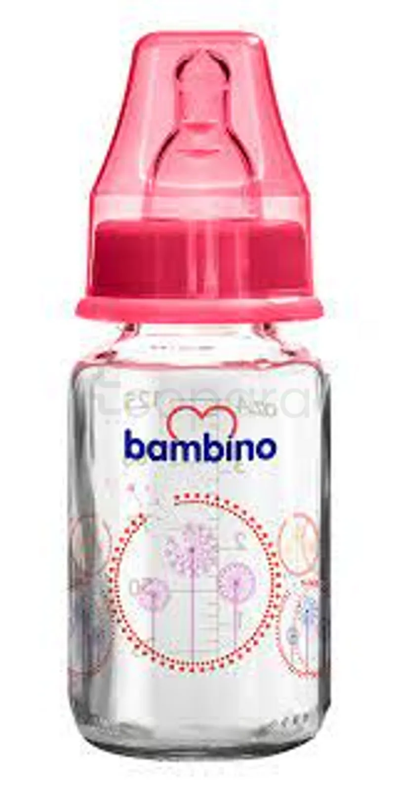 BAMBINO BIBERON EN VERRE 125ML REFERENCE T 013