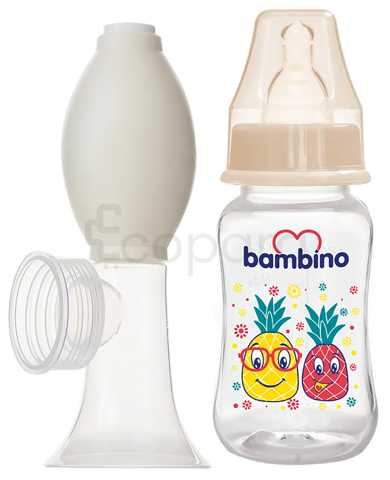 BAMBINO TIRE LAIT AVEC BIBERON PLASTIQUE REFERENCE T 002