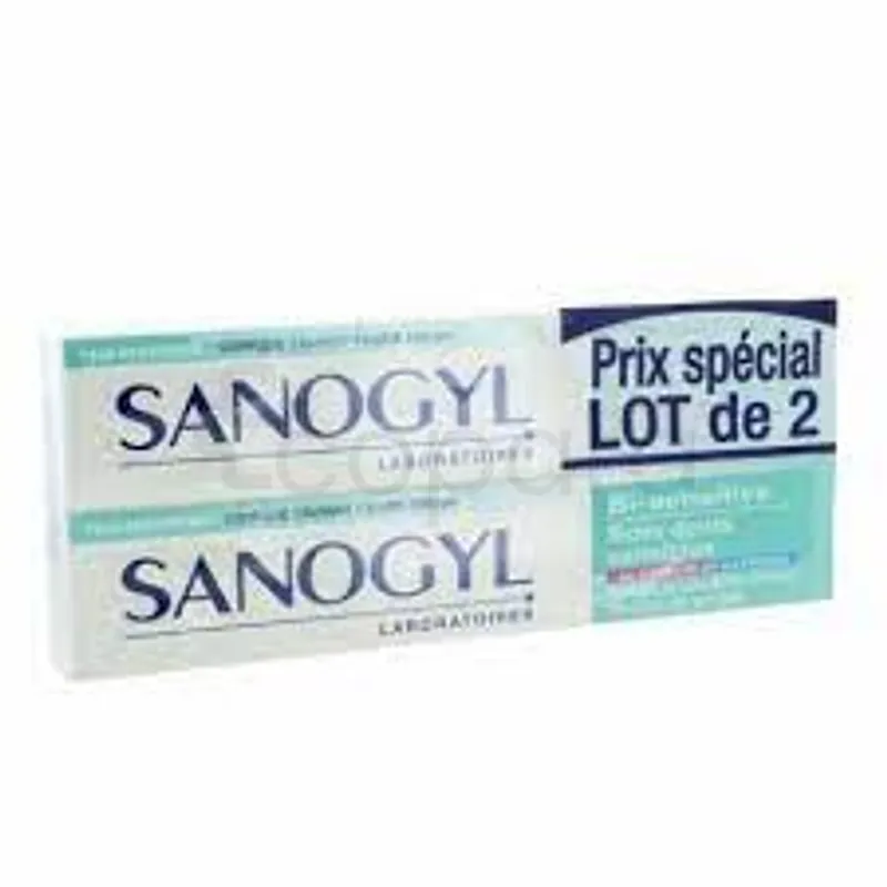 SANOGYL DENTIFRICE DENTS SENSIBLES 2*75ML BOITE DE 2