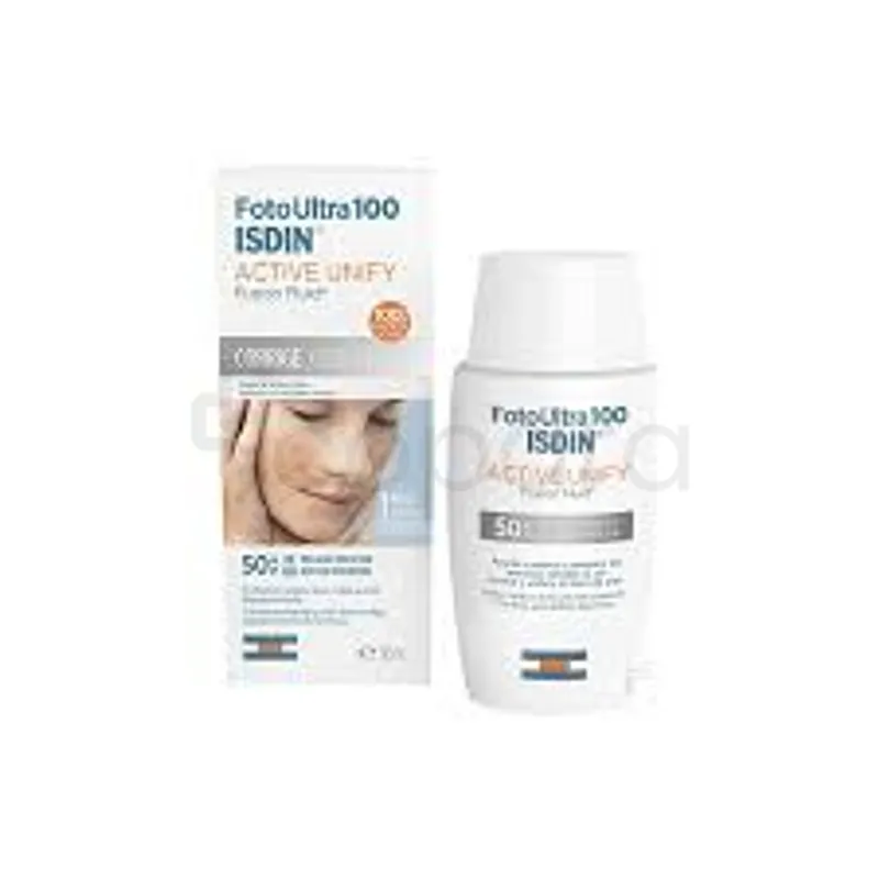 ISDIN FOTOULTRA 100 INVISIBLE ACTIVE UNIFY 50+SPF CORRIGE TRANSPARENT 50ML
