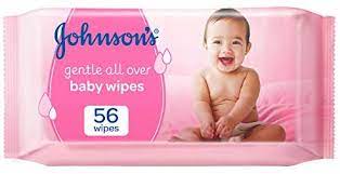 JOHNSON'S BABY LINGETTES GENTLE ALL OVER BABY WIPES BOITE DE 56