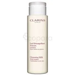 CLARINS LAIT DEMAQUILLANT VELOURS PEAUX MIXTES OU GRASSES 200ML