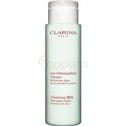 CLARINS LAIT DEMAQUILLANT VELOURS ANTI POLLUTION PEAUX NORMALES OU SECHES 200ML