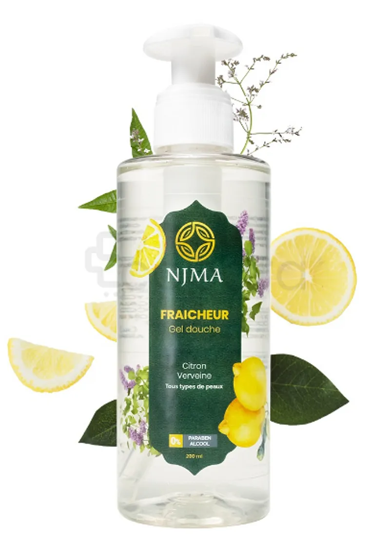NJMA FRAICHEUR GEL DOUCHE CITRON VERVEINE 200ML