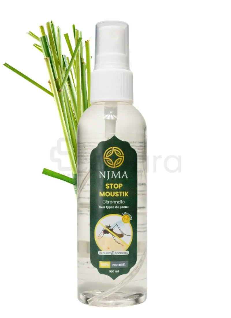 NJMA STOP MOUSTIK ANTI-MOUSTIQUE À LA CITRONNELLE 100ML