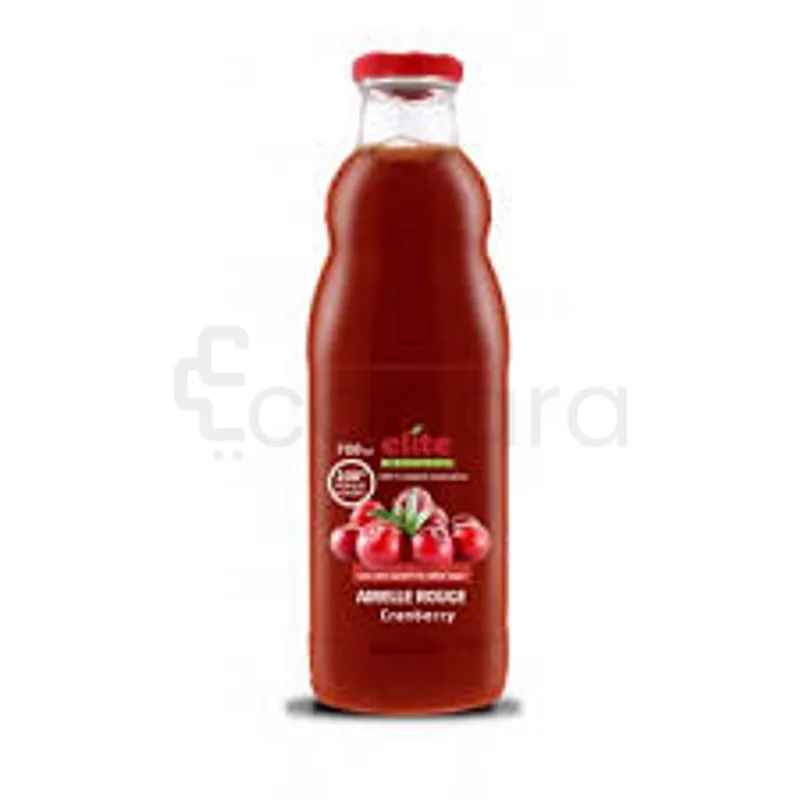 ELITE NATUREL PUR JUS D'AIRELLE ROUGE CRANBERRY 250ML
