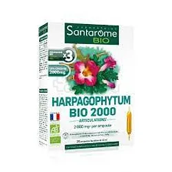 SANTAROME BIO HARPAGOPHYTUM 10ML BOITE DE 20 AMPOULES