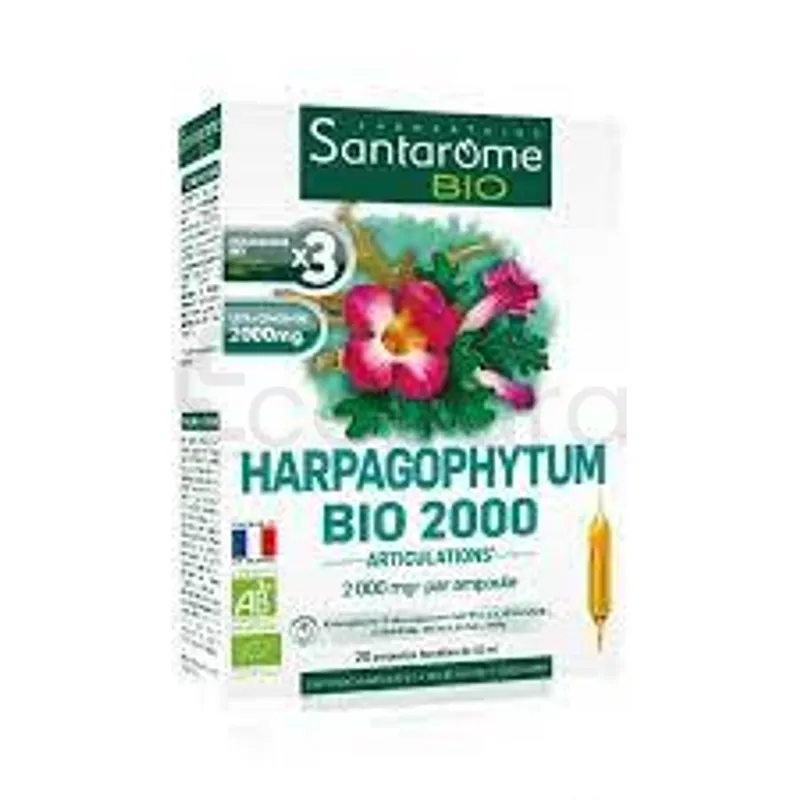 SANTAROME BIO HARPAGOPHYTUM 10ML BOITE DE 20 AMPOULES