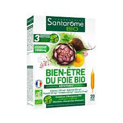 SANTAROME BIO BIEN-ETRE DU FOIE B20 AMPOULES DE 10ML