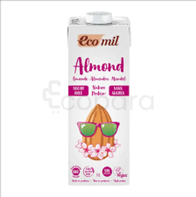 ECOMIL LAIT D'AMANDE NATURE PROTEINE SANS SUCRE 1L