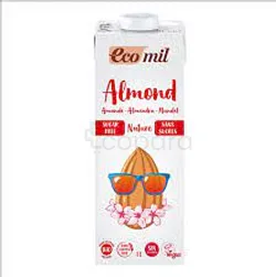 ECOMIL LAIT D'AMANDE NATURE SANS SUCRE 1L