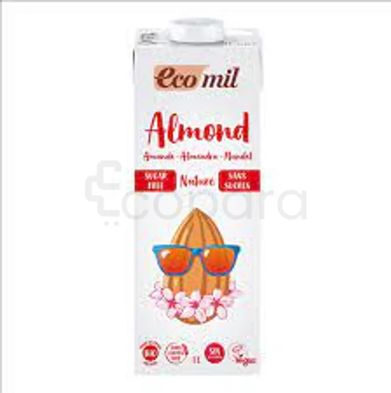 ECOMIL LAIT D'AMANDE NATURE SANS SUCRE 1L