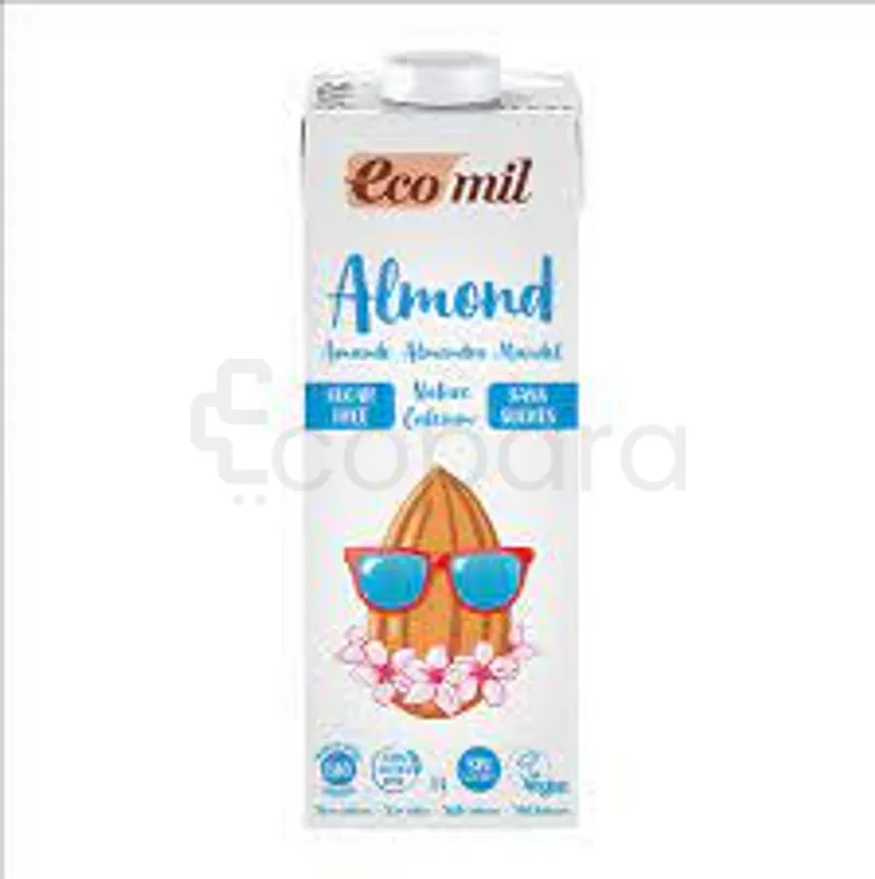 ECOMIL LAIT D'AMANDE NATURE CALCIUM SANS SUCRE 1L