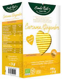 EMILE NOEL TARTINE CURCUMA GINGEMBRE SANS GLUTEN 100G