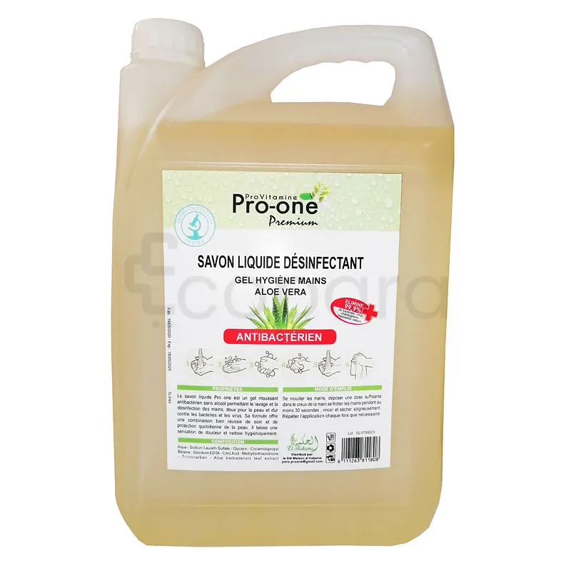 PRO-ONE SAVON LIQUIDE DESINFECTANT GEL HYGIENE MAINS FRUITS 5L