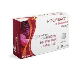 PROFERON FER BIODISPONIBLE 15G BOITE DE 30 COMPRIMES