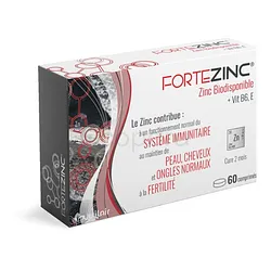 NUTRIMAX FORTEZINC 30G BOITE DE 60 COMPRIMES