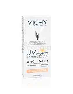 VICHY UV PROTECT SOIN PROTECTEUR QUOTIDIEN CREME HYDRATANTE TEINTEE SPF50 40ML