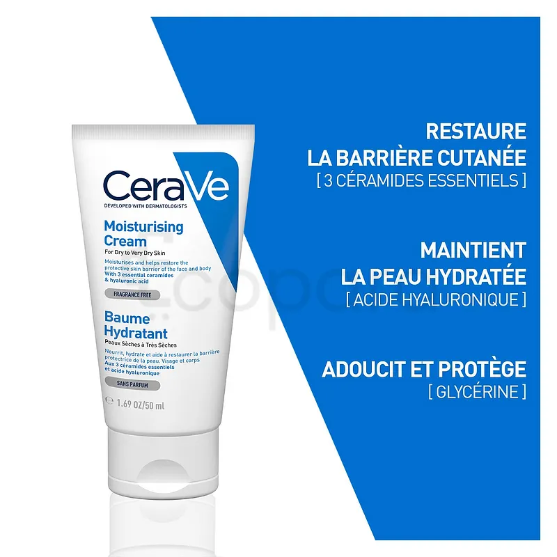 CERAVE BAUME HYDRATANT PEAUX SECHES A TRES SECHES 50ML
