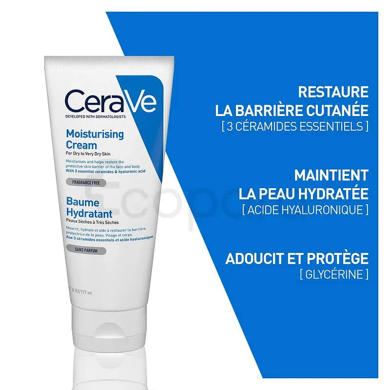 CERAVE BAUME HYDRATANT PEAUX SECHES A TRES SECHES 177ML