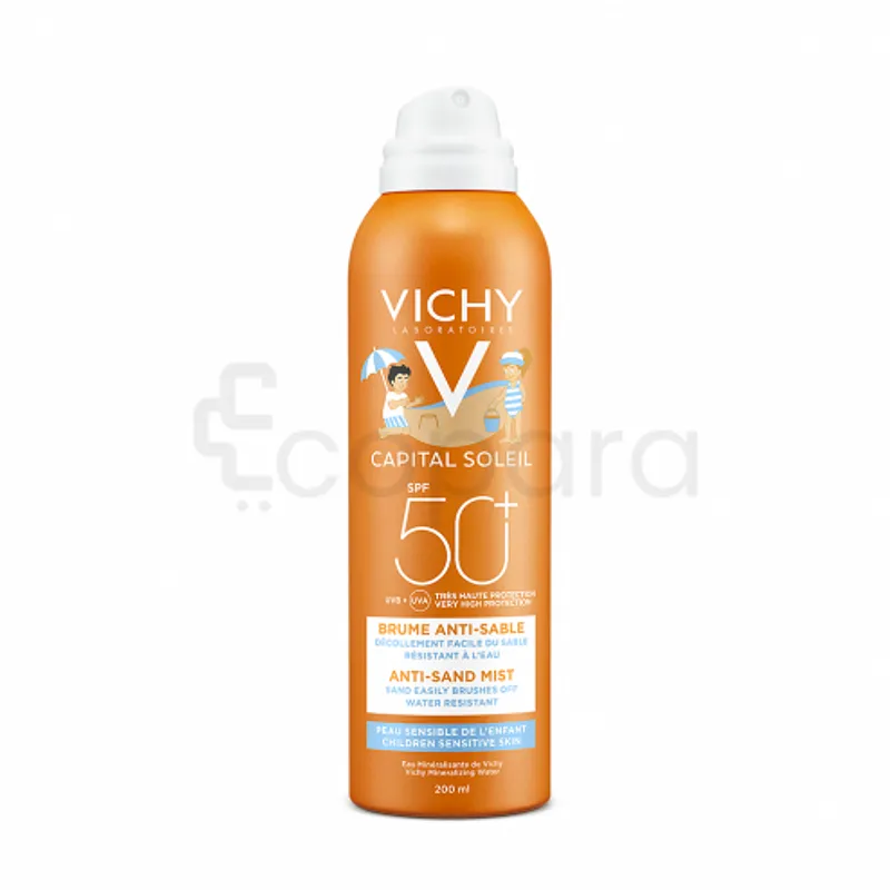 VICHY IDEAL SOLEIL SPF50+ BRUME ANTI-SABLE ENFANTS PEAU SENSIBLE 200ML