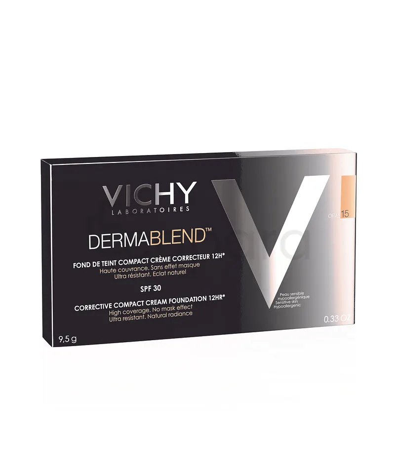 VICHY DERMABLEND FOND DE TEINT COMPACT CREME NUMERO 15