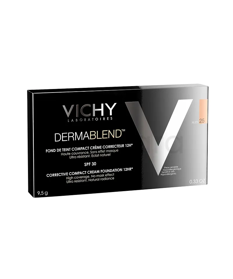 VICHY DERMABLEND FOND DE TEINT COMPACT CREME NUMERO 25