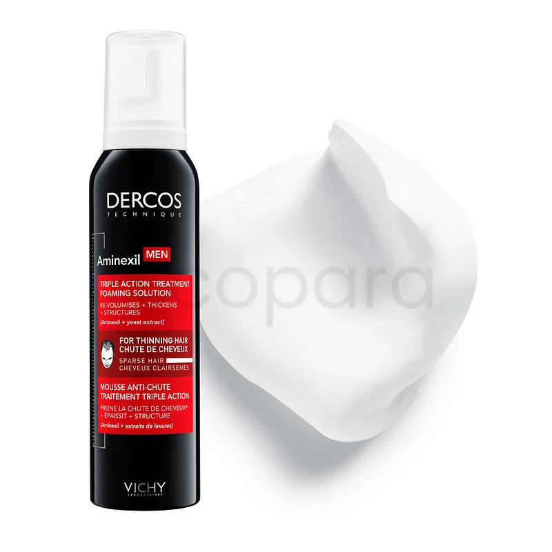 VICHY DERCOS AMINEXIL MEN MOUSSE ANTI-CHUTE 150ML