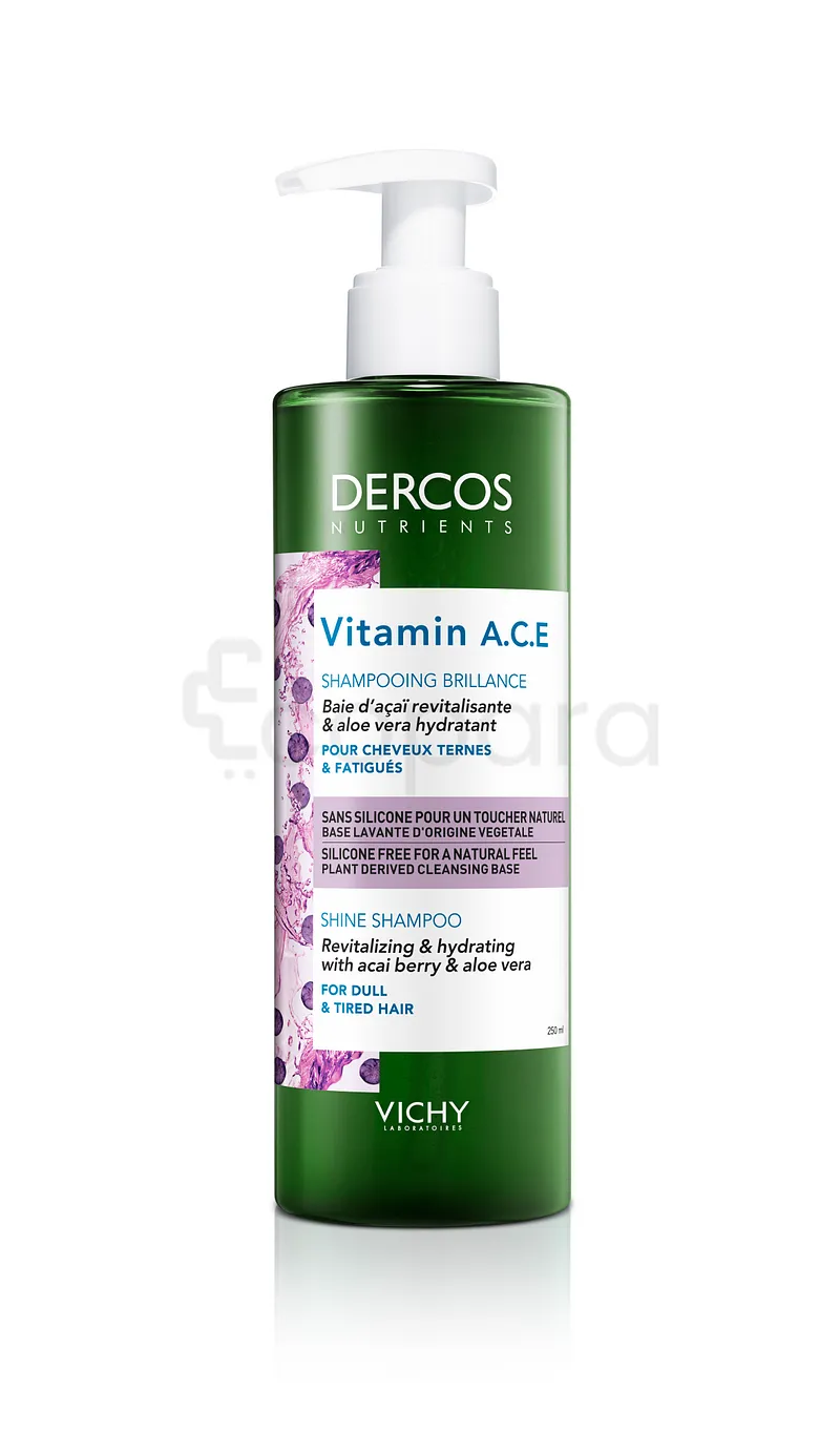 VICHY DERCOS VITAMINE A.C.E SHAMPOOING BRILLANCE 250ML