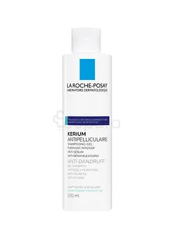 LA ROCHE POSAY KERIUM SHAMPOOING-GEL ANTI-PELLICULAIRE PELLICULES GRASSES 200ML